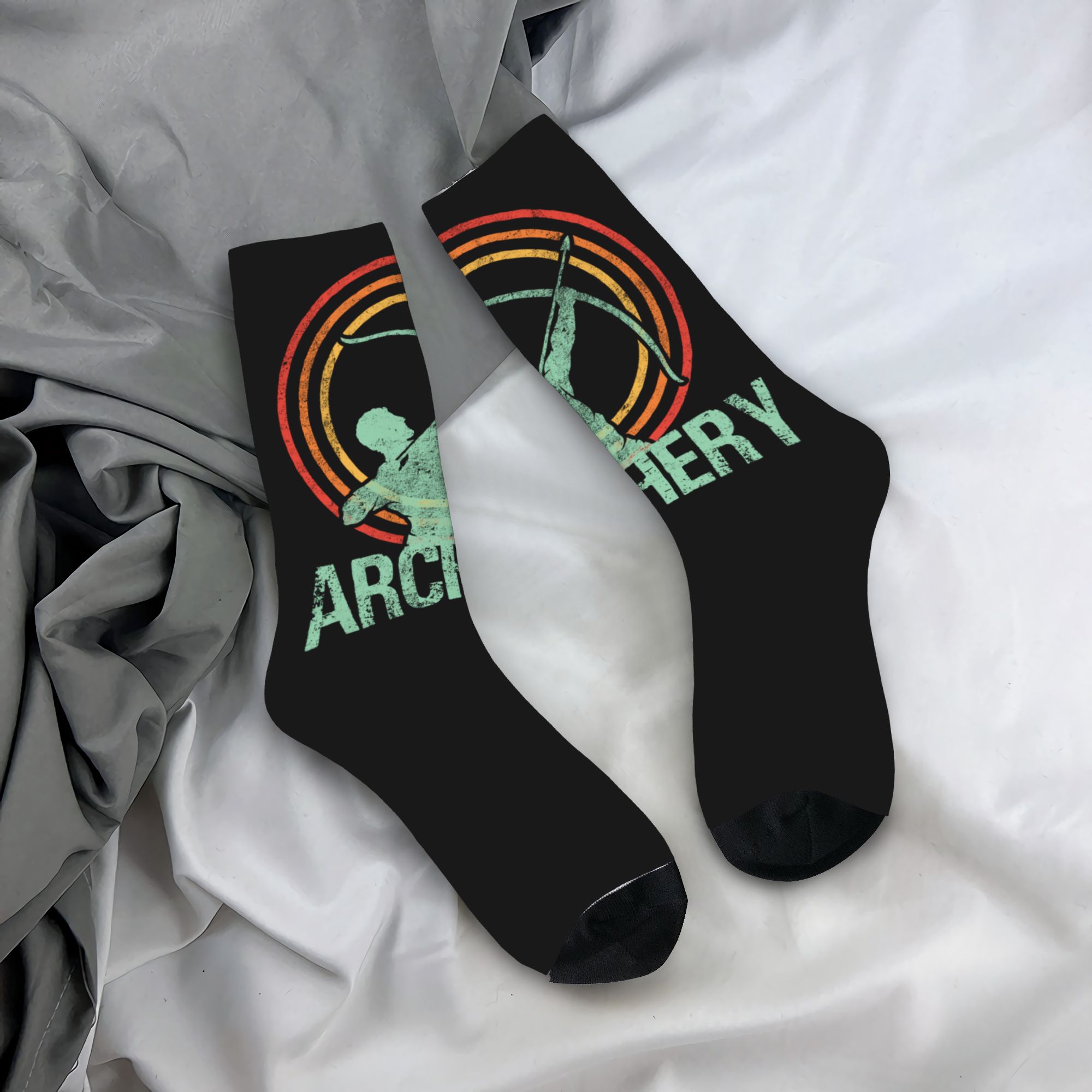 Custom Retro Archery Arrow Bow - Dress Sock Men 评论和价格