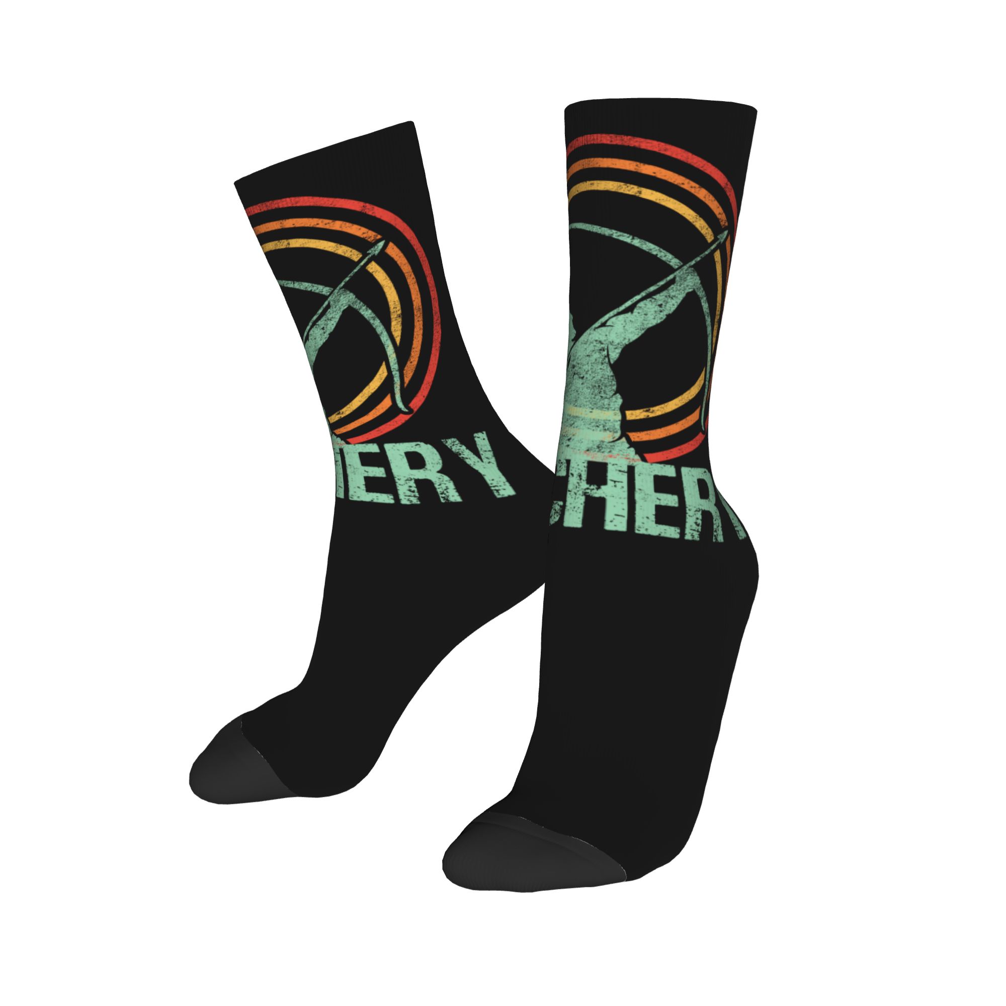 Custom Retro Archery Arrow Bow - Dress Sock Men 评论和价格