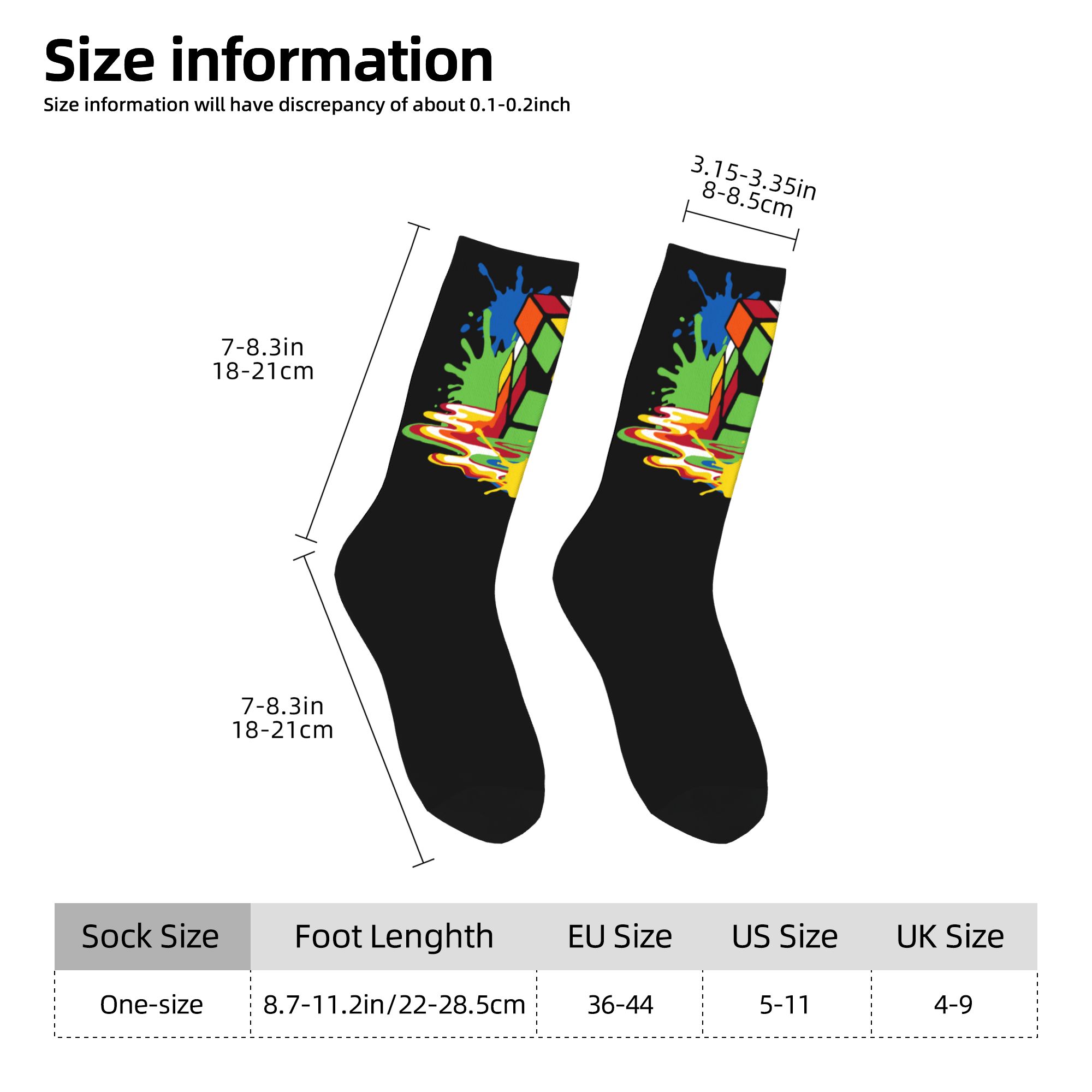 Custom Melting Rubiks Cube Men - Dress Sock Men 评论和价格