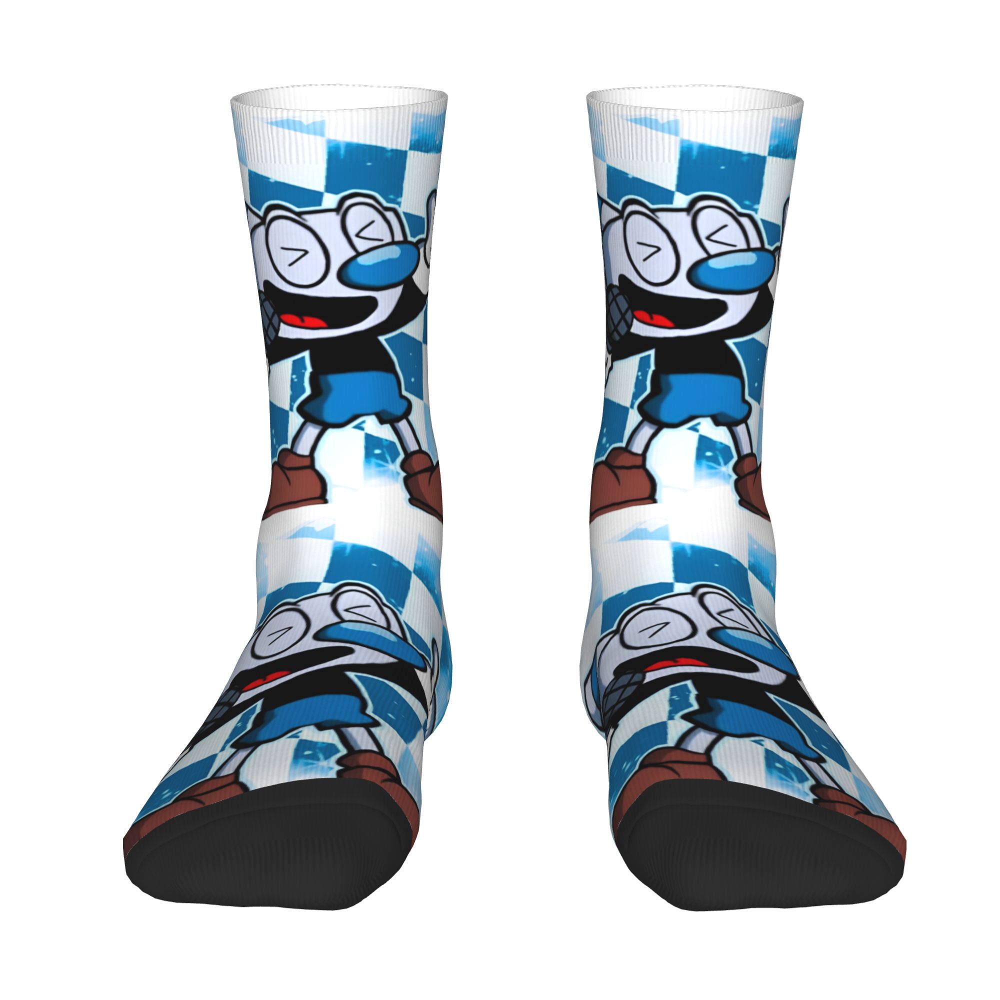 Custom Cuphead And Mugman Mens - Dress Sock Men 评论和价格