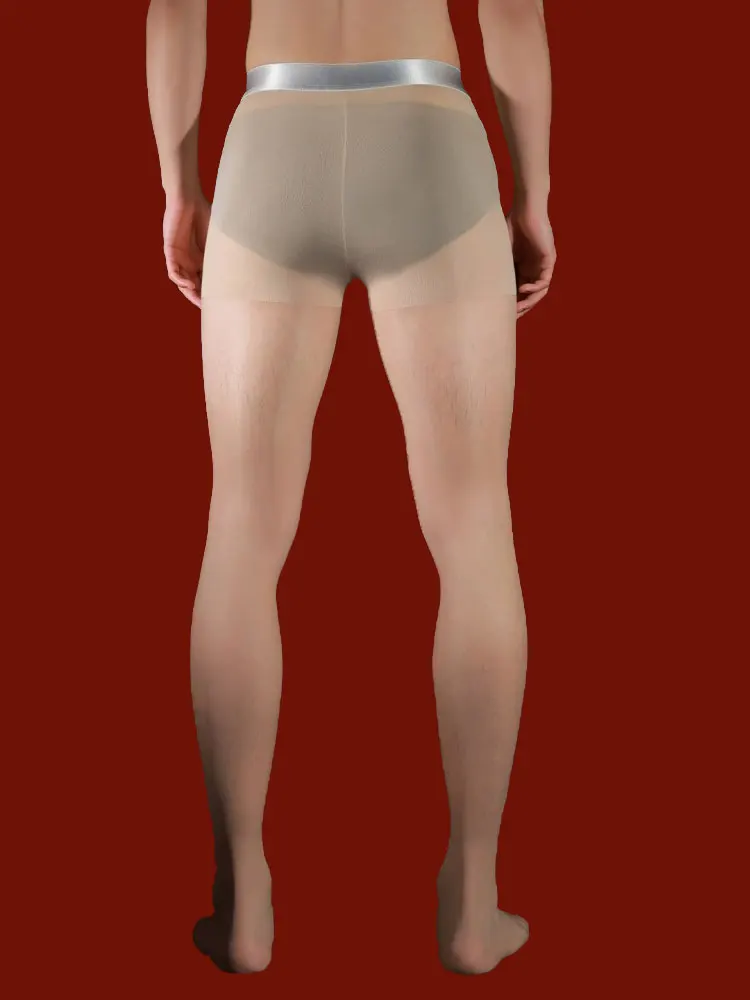 Sexy Men Traceless Silver Wais - Tights Pantyhose Sheer 评论和价格